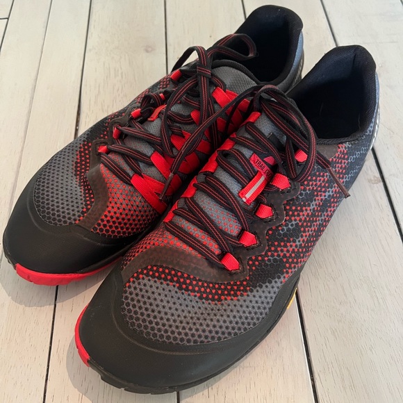 Merrell Other - Men’s Merrell Trail Running shoes-Trail Glove 4-Sz 9.5 Red Black New
